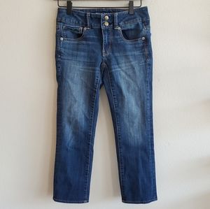 AEO Super Stretch Artist Crop Jeans